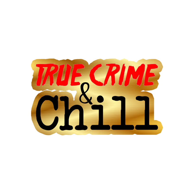 True Crime And Chill Gold Chrome Vinyl Decal