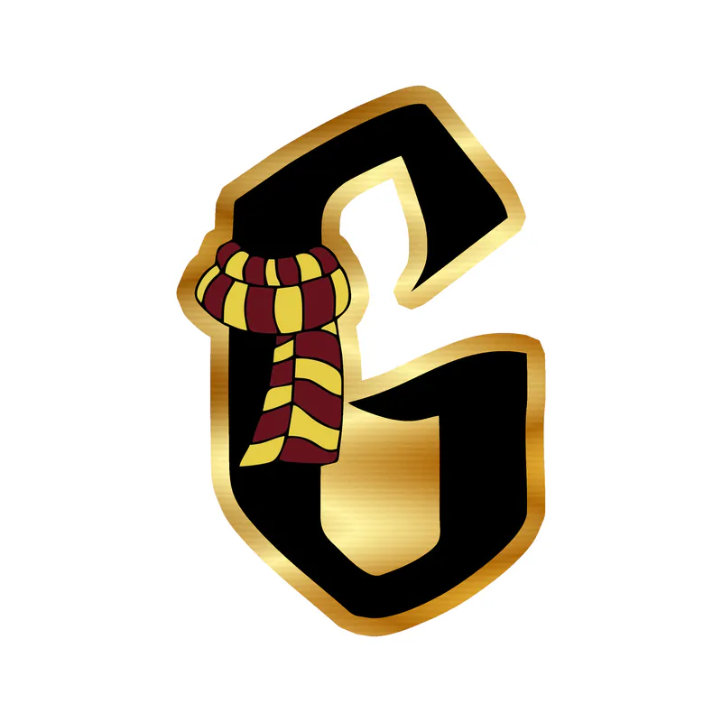 Harry Potter - Gold Chrome Vinyl Decal