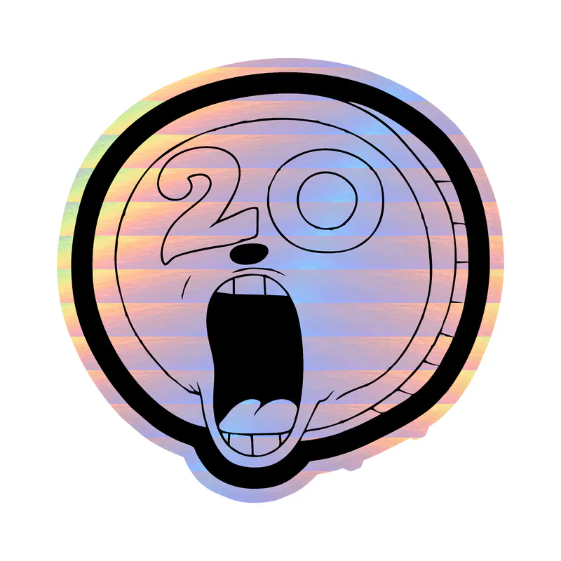 Ghostemane Holographic Vinyl Decal - Custom Size