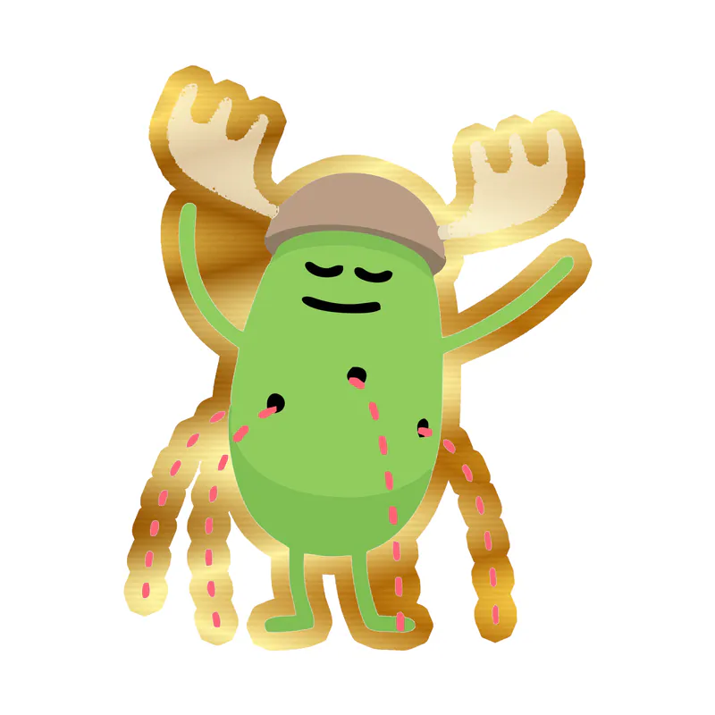 Dumb Ways to Die - Gold Chrome Vinyl Decal