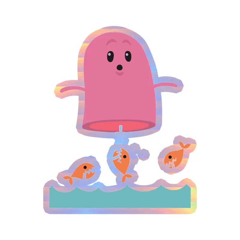 Dumb Ways to Die - Holographic Vinyl Decal