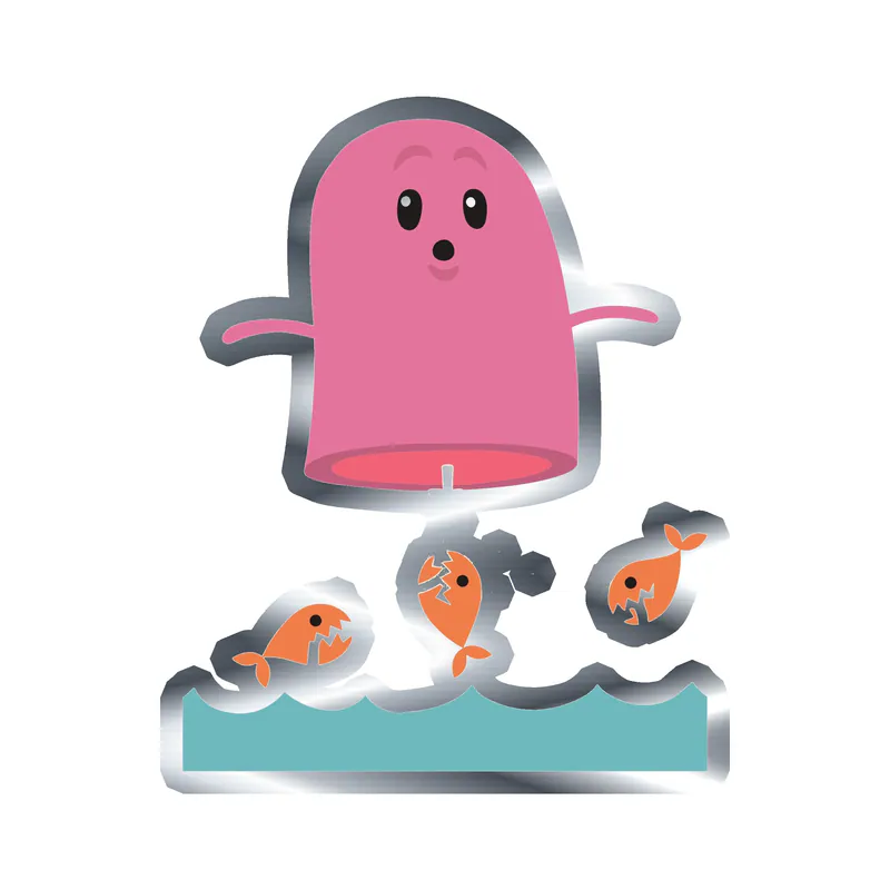 Dumb Ways to Die - Silver Chrome Vinyl Decal