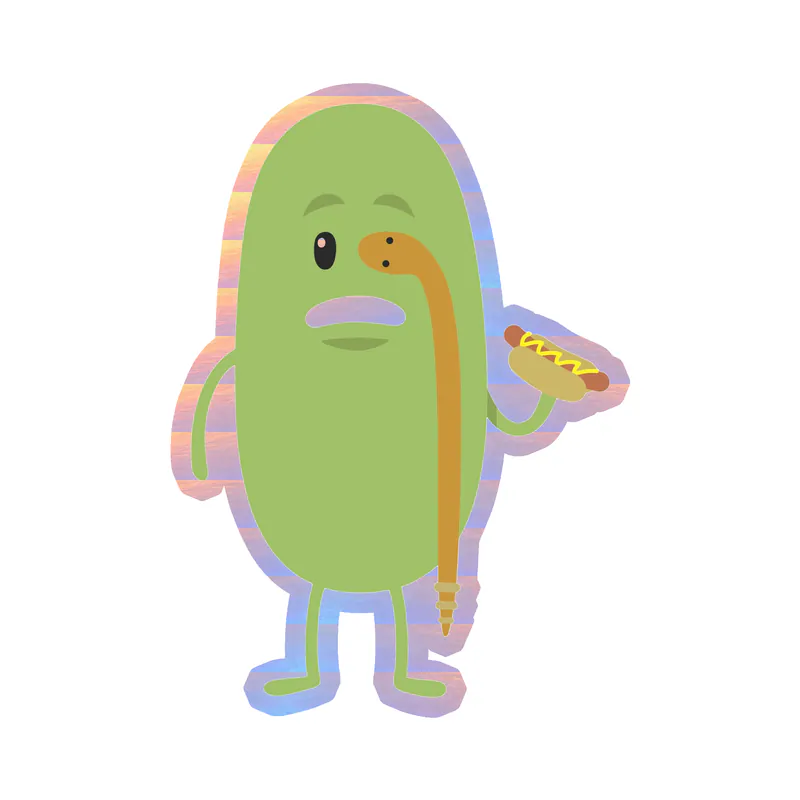 Dumb Ways to Die - Holographic Vinyl Decal