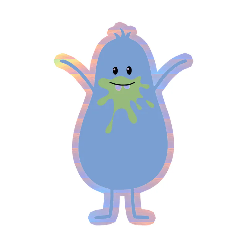 Dumb Ways to Die - Holographic Vinyl Decal