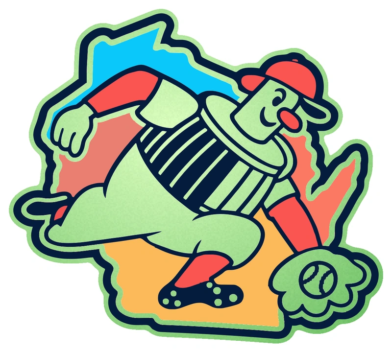 Milwaukee Brewers - 2026 Wisconsin State Barrelman - Glow in the Dark Vinyl Sticker - Custom Size