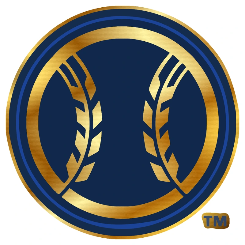 Milwaukee Brewers - Wheat Ball - Gold Chrome Vinyl Sticker - Custom Size