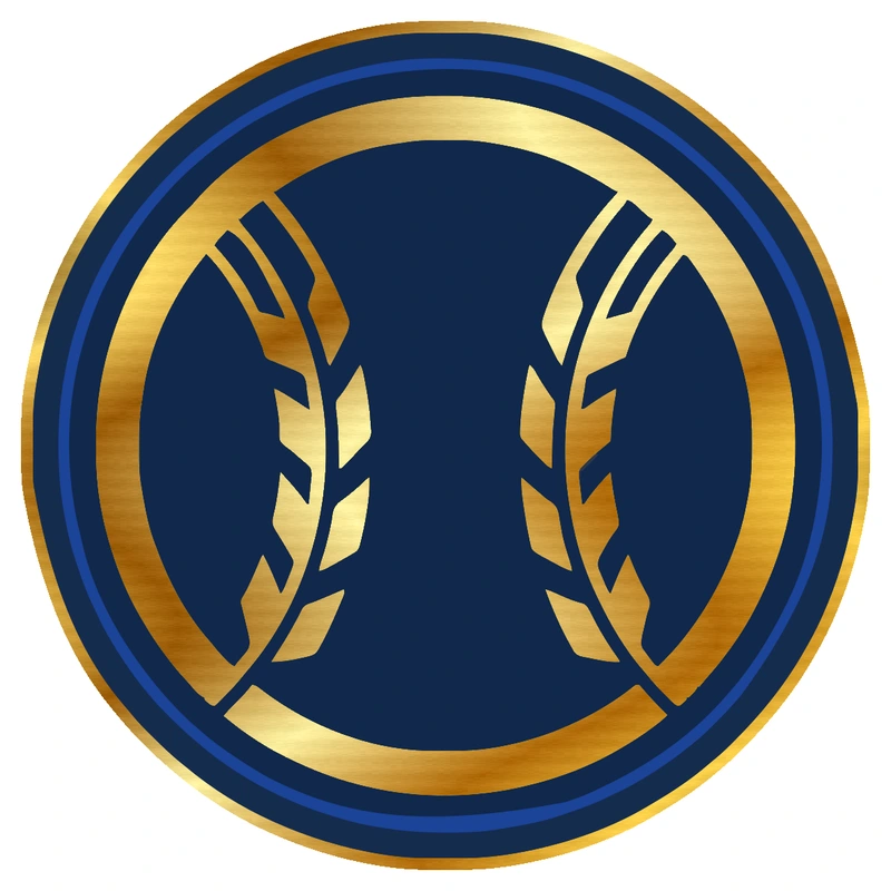 Milwaukee Brewers - Wheat Ball - Gold Chrome Vinyl Sticker - Custom Size