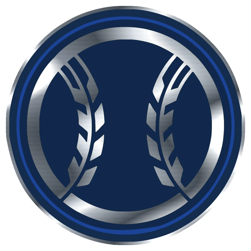 Milwaukee Brewers - Wheat Ball - Silver Chrome Vinyl Sticker - Custom Size
