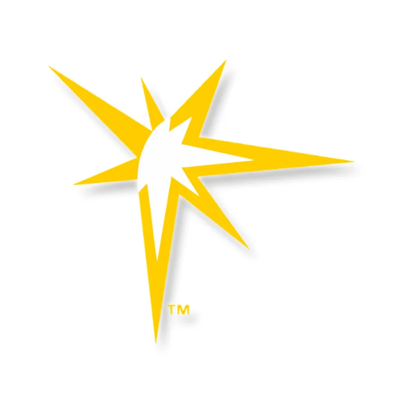 Tampa Bay Rays - Sunburst - Temporary Tattoo