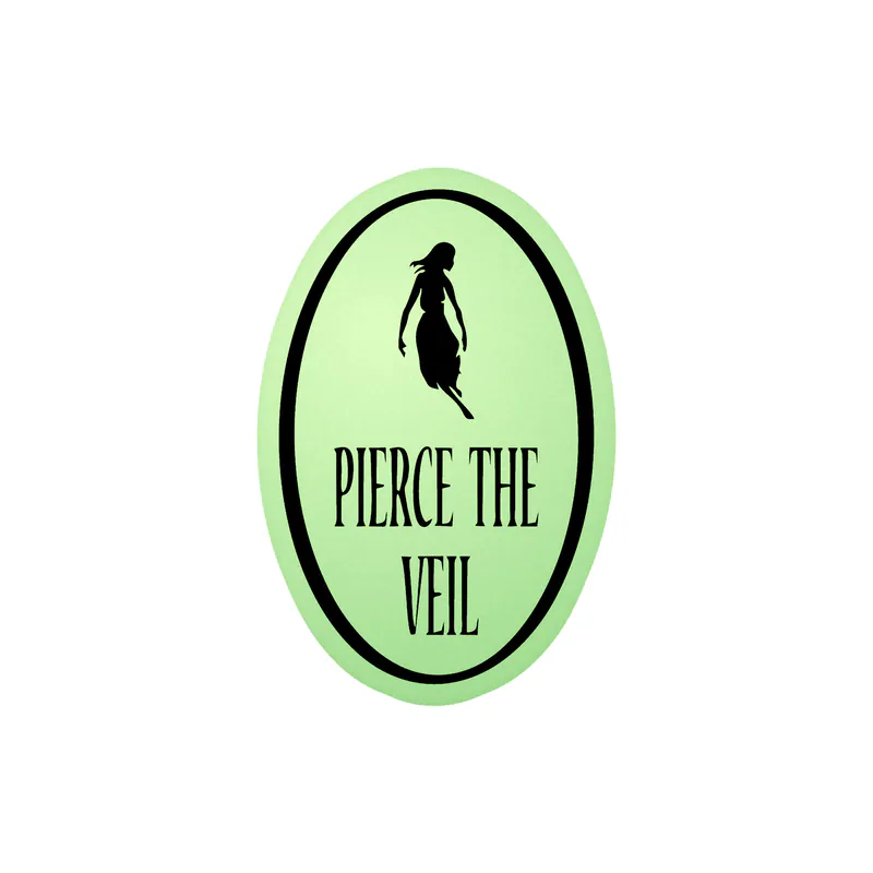 Pierce The Veil - Collide With The Sky - Glow in the Dark Vinyl Sticker - Custom Size
