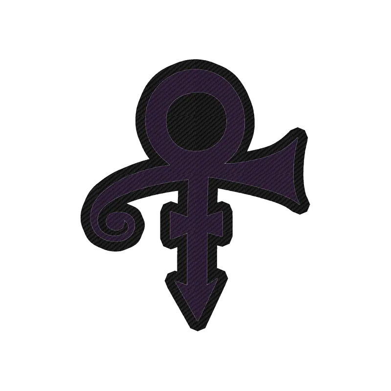 Prince - Logo - Carbon Fiber Vinyl Sticker - Custom Size