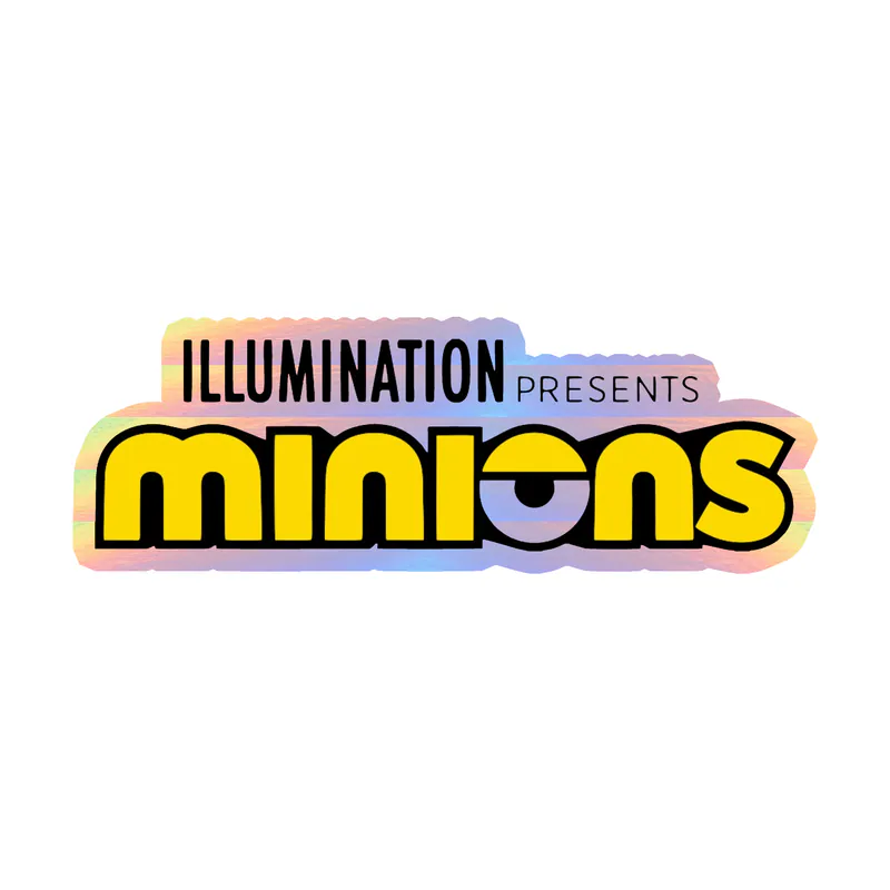 Despicable Me - Illumination Presents - Holographic Vinyl Sticker - Custom Size