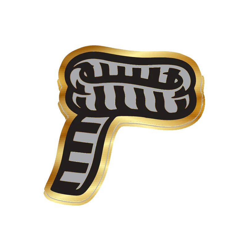 Despicable Me - Gru Scarf - Gold Chrome Vinyl Sticker - Custom Size