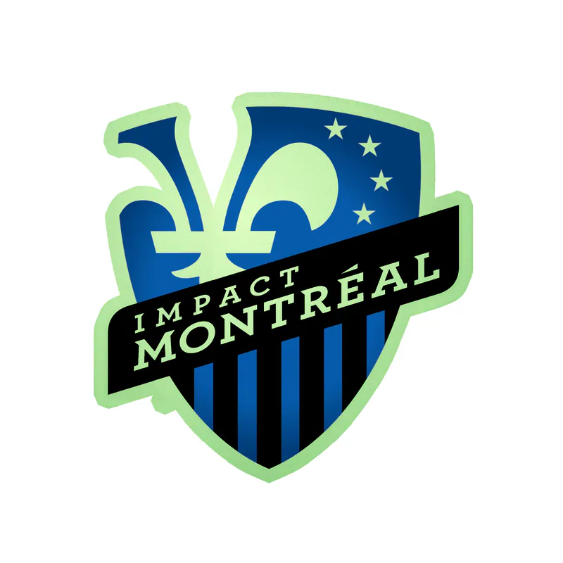 Impact Montreal - Logo - Glow in the Dark Vinyl Sticker - Custom Size