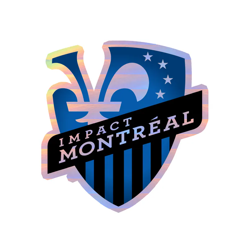Impact Montreal - Logo - Holographic Vinyl Sticker - Custom Size