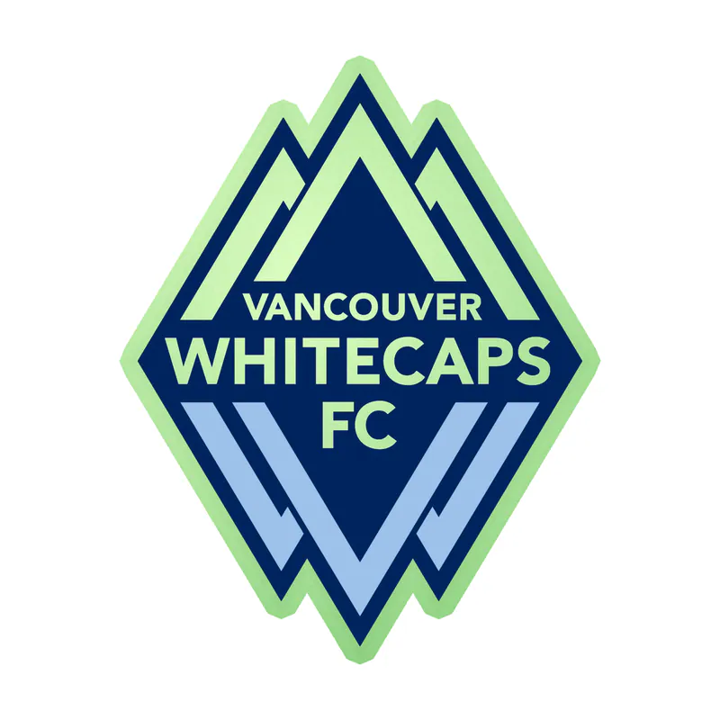 Vancouver Whitecaps FC  - Logo - Glow in the Dark Vinyl Sticker - Custom Size