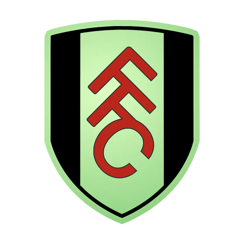 Fulham FC - Logo - Glow in the Dark Vinyl Sticker - Custom Size