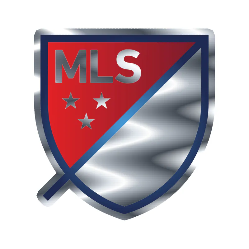 MLS - Logo - Silver Chrome Vinyl Sticker - Custom Size