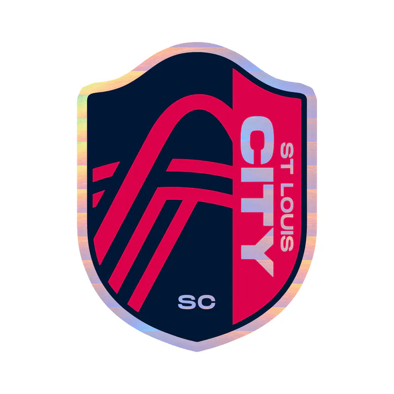 St. Louis City SC - Logo - Holographic Vinyl Sticker - Custom Size