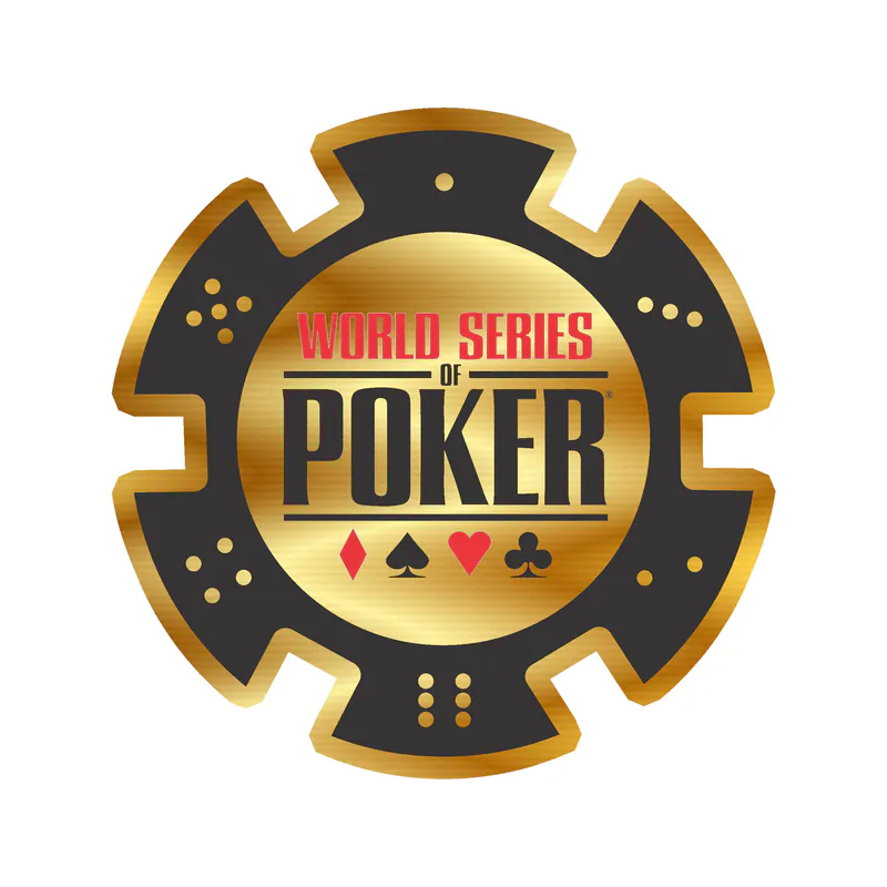 World Series Of Poker - Gold Chrome Vinyl Sticker - Custom Size