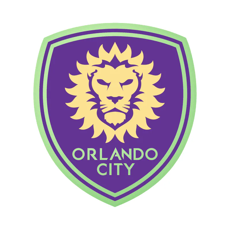 Orlando City SC - Logo - Glow in the Dark Vinyl Sticker - Custom Size