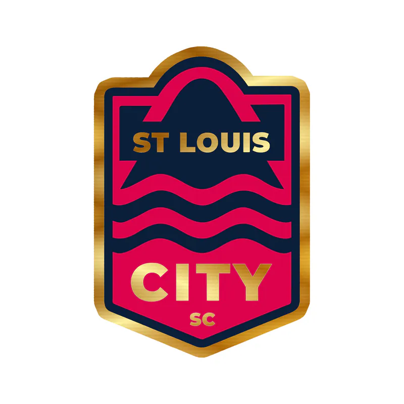 St. Louis City SC - Gold Chrome Vinyl Sticker - Custom Size