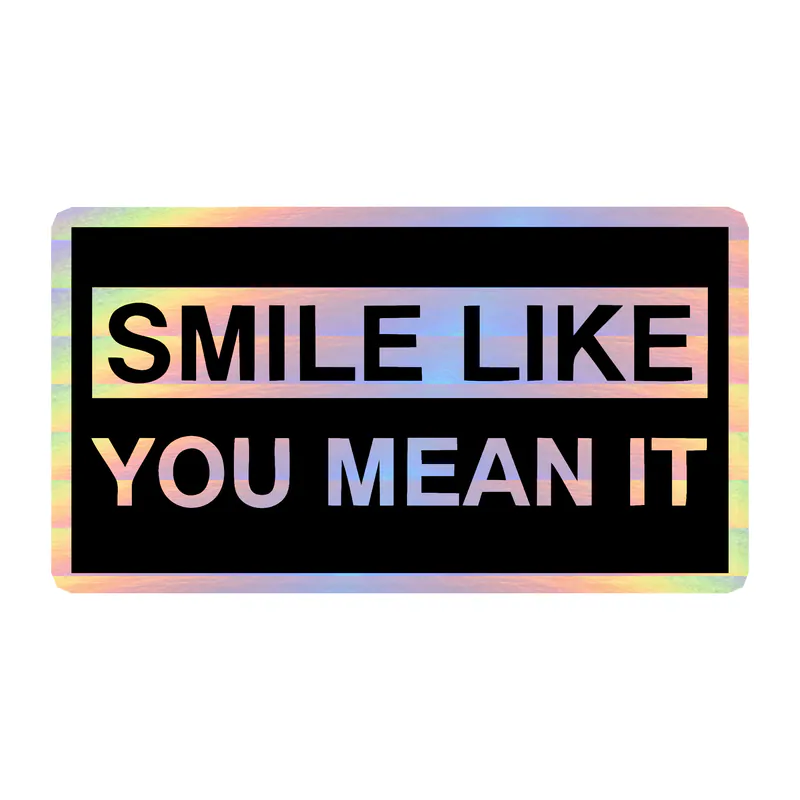 The Killers Holographic Vinyl Decal - Custom Size