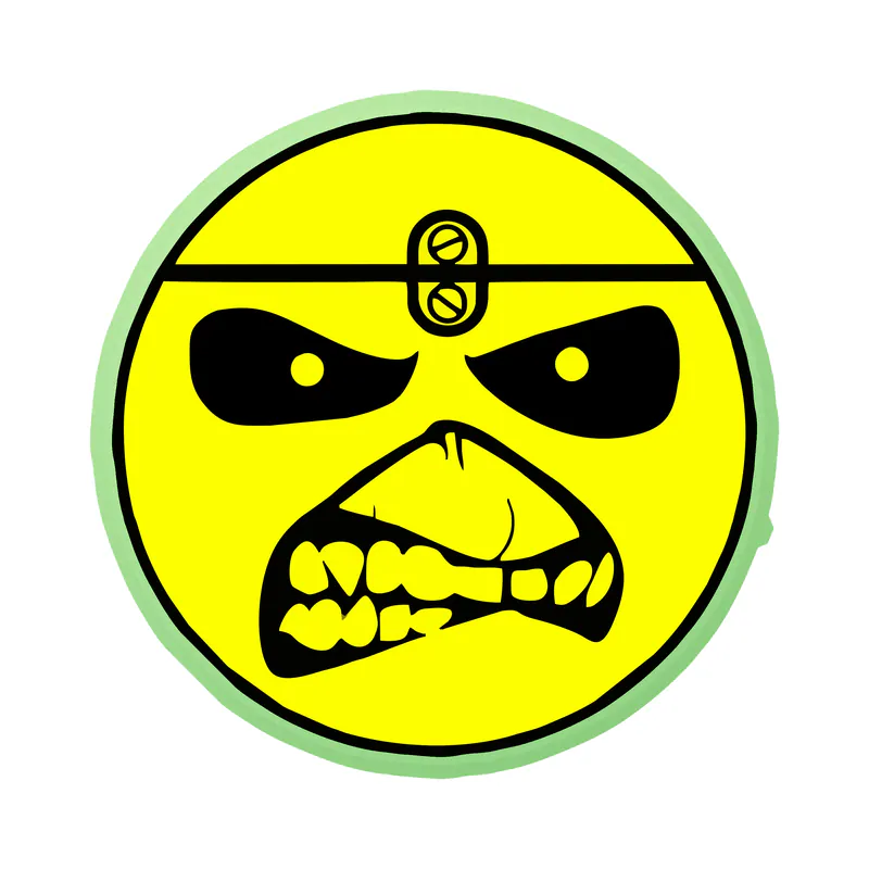 Iron Maiden Glow in the Dark Vinyl Decal - Custom Size