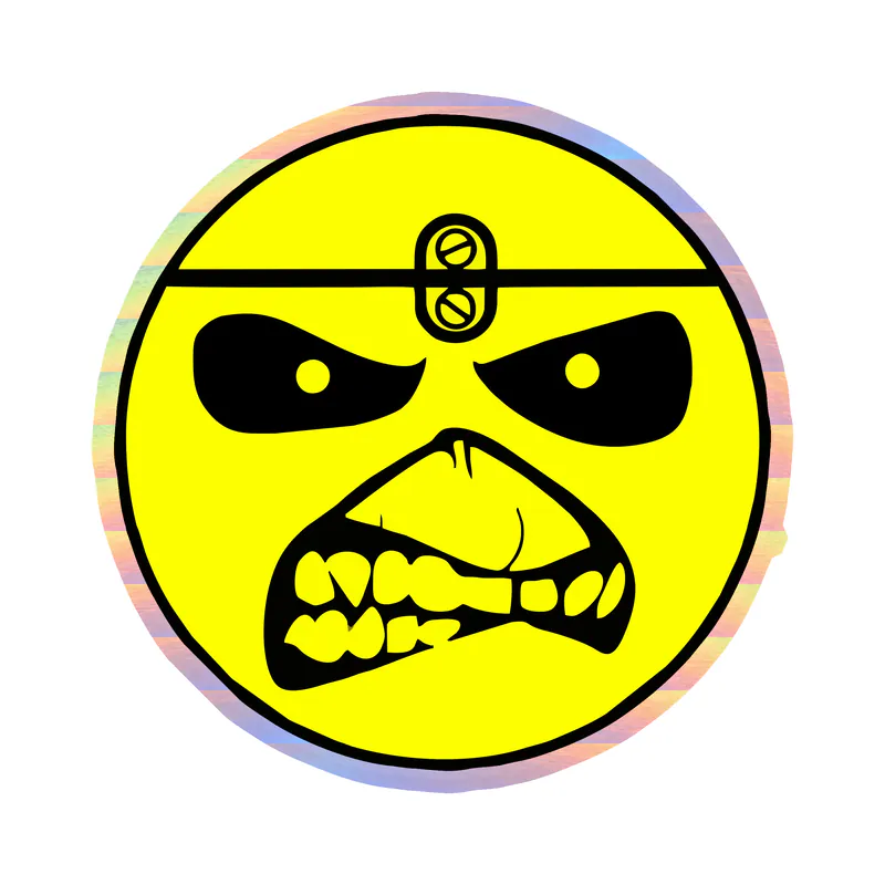 Iron Maiden Holographic Vinyl Decal - Custom Size
