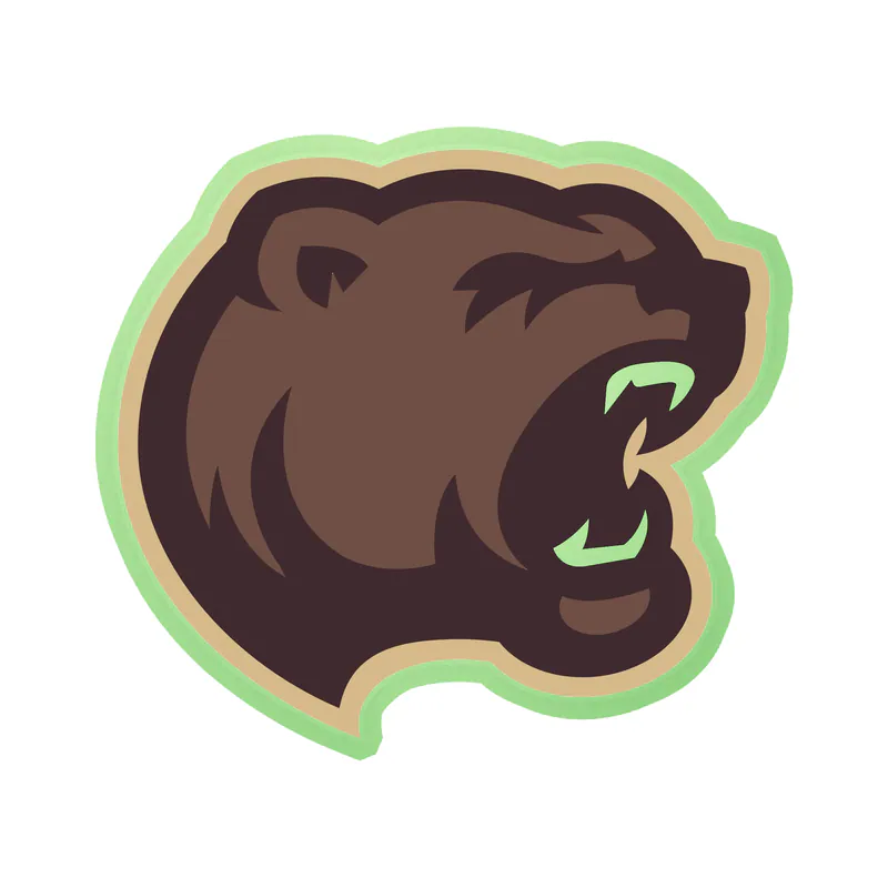 Hershey Bears - Image 3 - Glow in the Dark Vinyl Decal - Custom Size