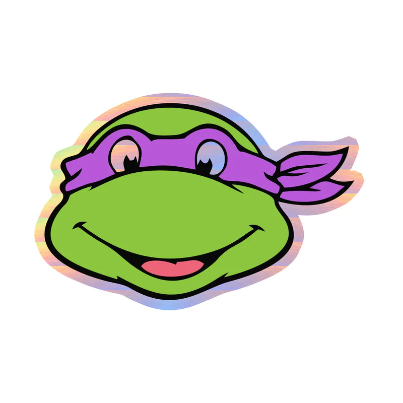 Teenage Mutant Ninja Turtles Holographic Vinyl Decal