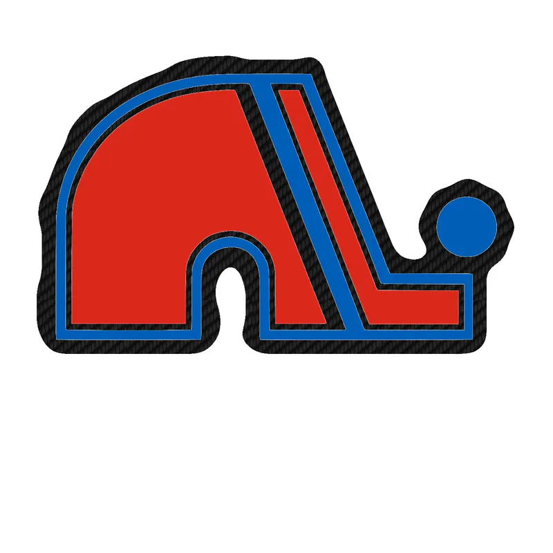 Quebec Nordiques - Elephant - Carbon Fiber Vinyl Sticker - Custom Size