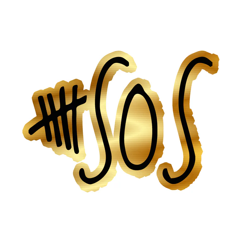 5 Seconds Of Summer Gold Chrome Vinyl Decal - Custom Size