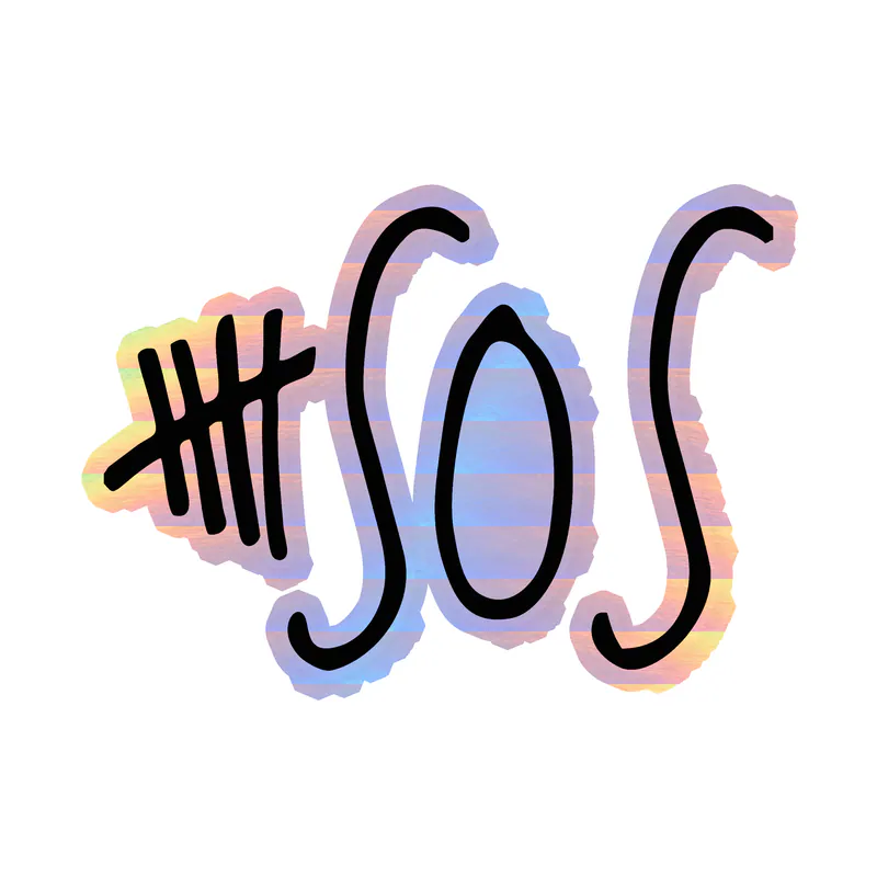5 Seconds Of Summer Holographic Vinyl Decal - Custom Size