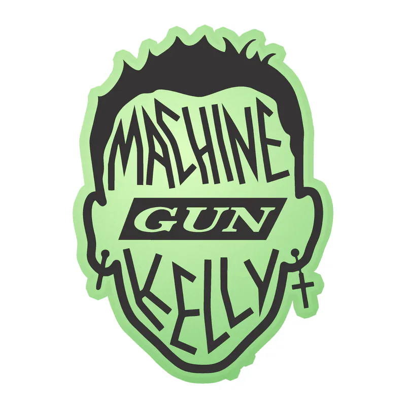 Machine Gun Kelly Glow in the Dark Vinyl Decal - Custom Size