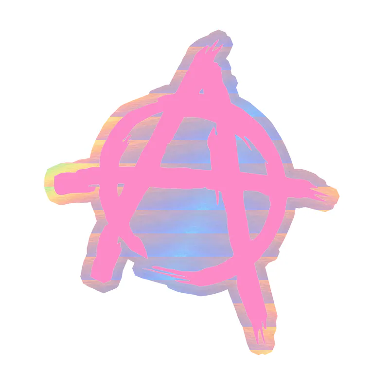 Machine Gun Kelly Holographic Vinyl Decal - Custom Size