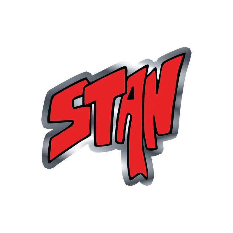 Eminem - STAN - Silver Chrome Vinyl Sticker - Custom Size