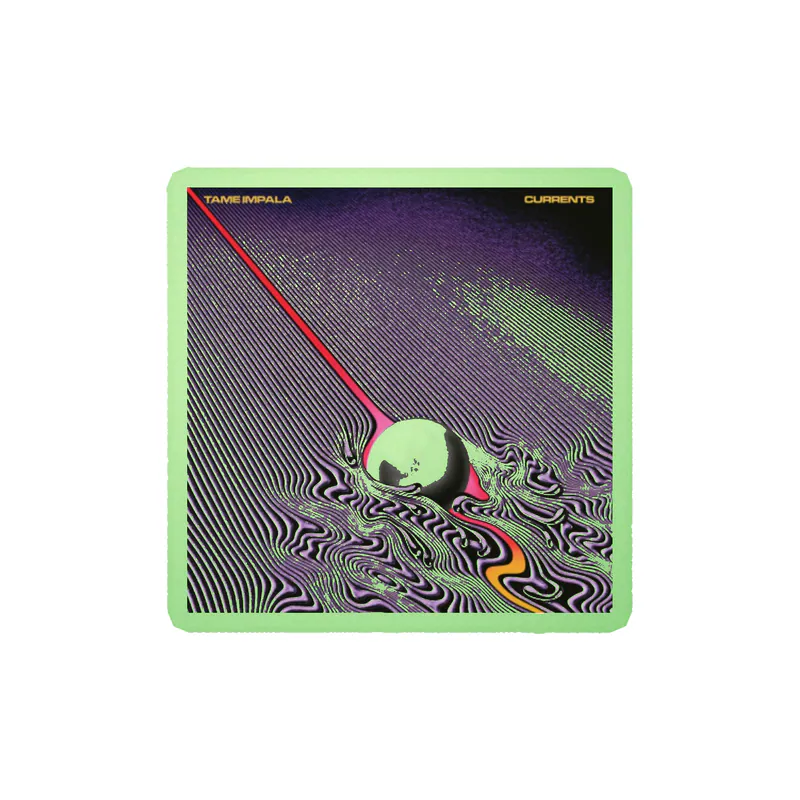 Tame Impala - Currents Album Cover - Glow in the Dark Vinyl Sticker - Custom Size