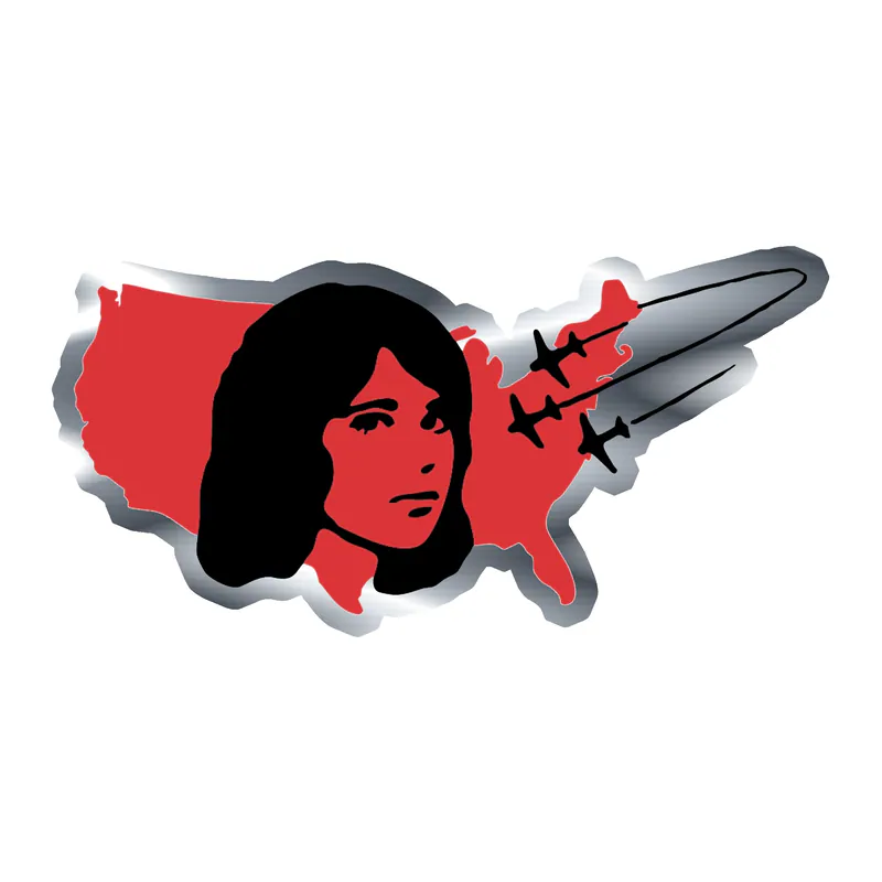 Tv Girl - U.S. Tour 2 - Silver Chrome Vinyl Sticker - Custom Size
