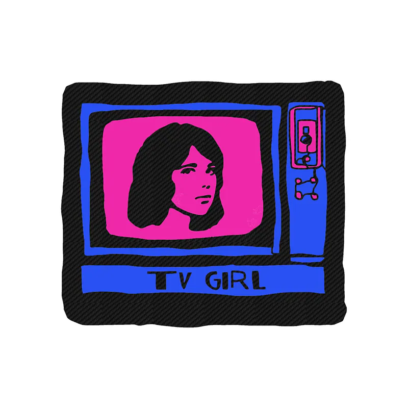 Tv Girl - TV - Carbon Fiber Vinyl Sticker - Custom Size