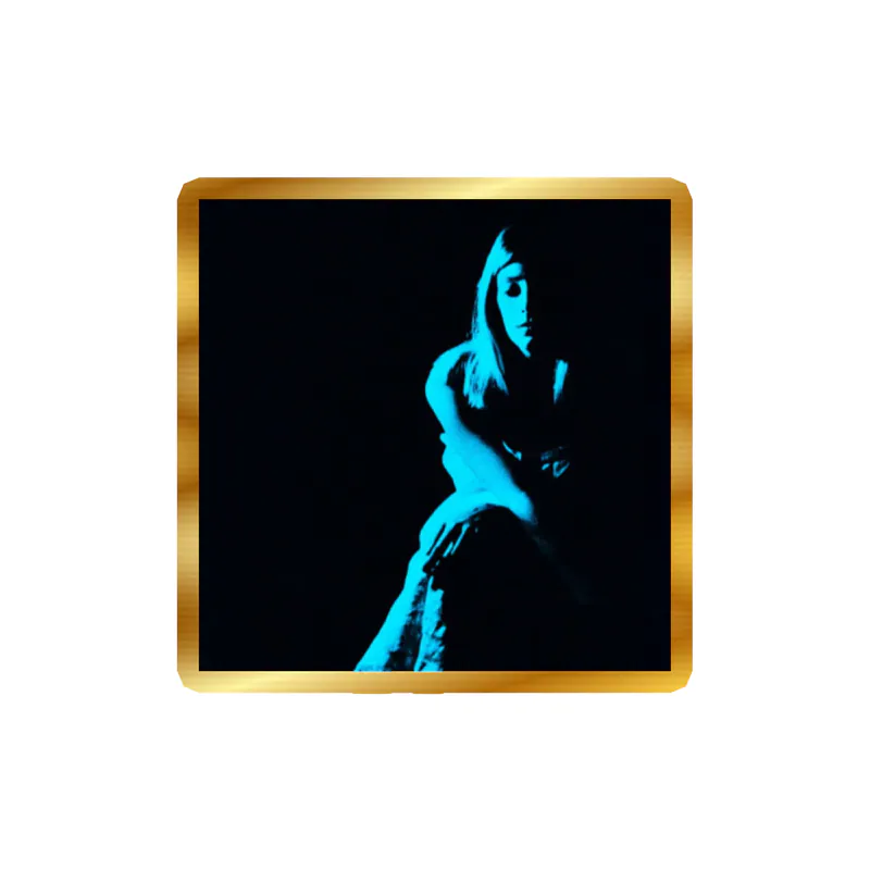 Tv Girl - The Night In Question Album Cover - Gold Chrome Vinyl Sticker - Custom Size