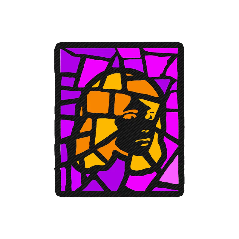 Tv Girl - Mosaic - Carbon Fiber Vinyl Sticker - Custom Size