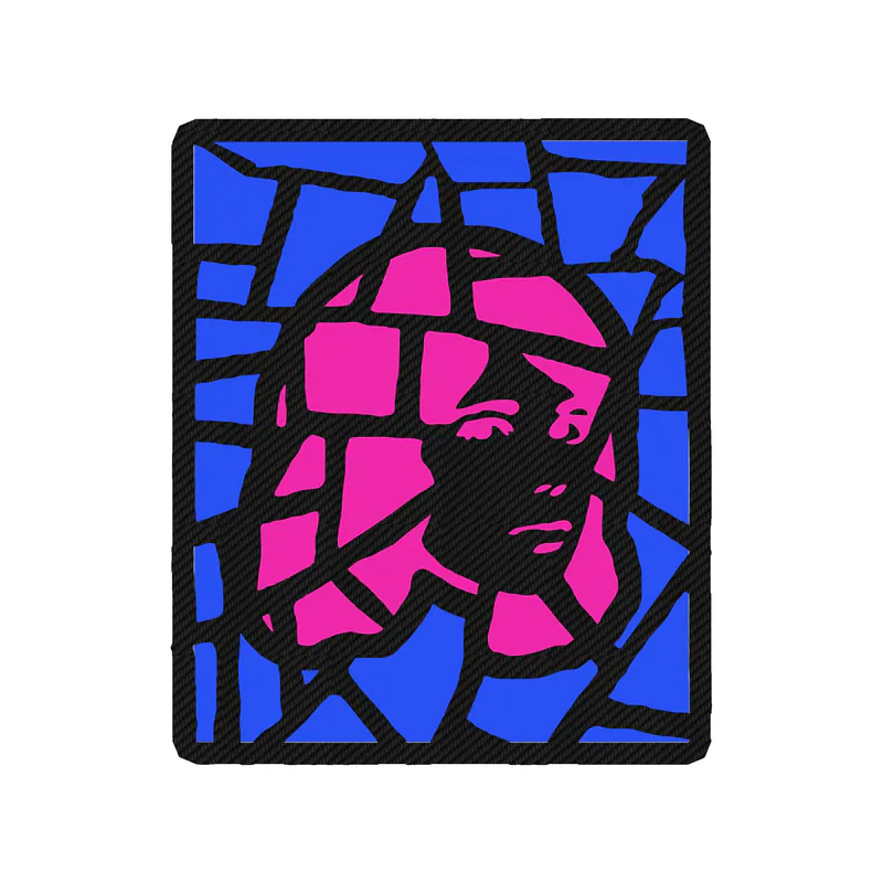 Tv Girl - Mosaic 2 - Carbon Fiber Vinyl Sticker - Custom Size