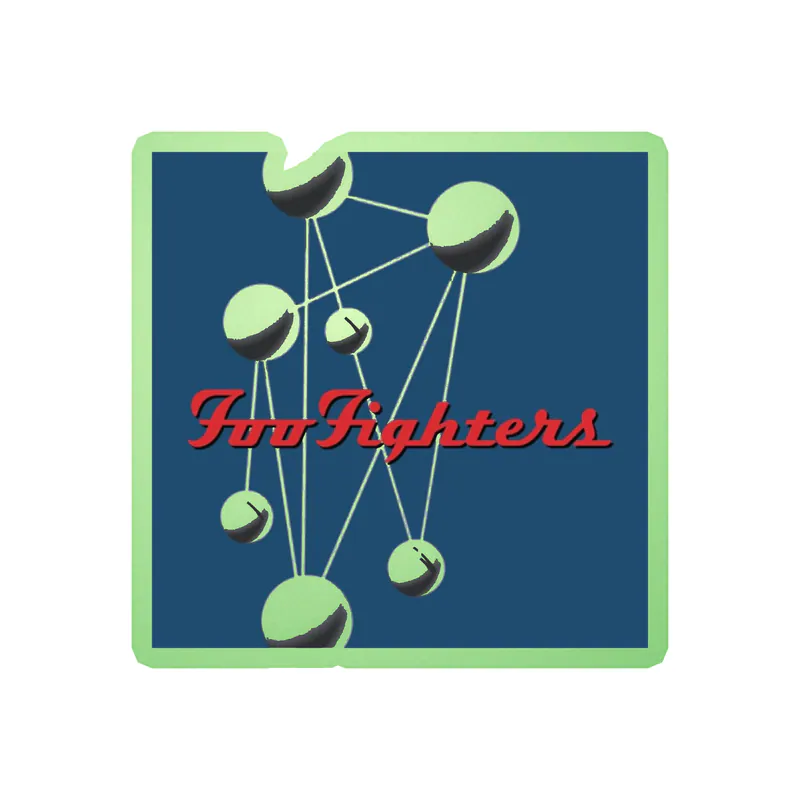 Foo Fighters - The Colour And The Shape Album Cover - Glow in the Dark Vinyl Sticker - Custom Size