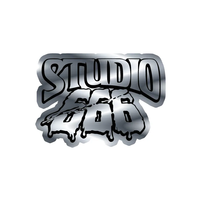 Foo Fighters - Studio 666 - Silver Chrome Vinyl Sticker - Custom Size