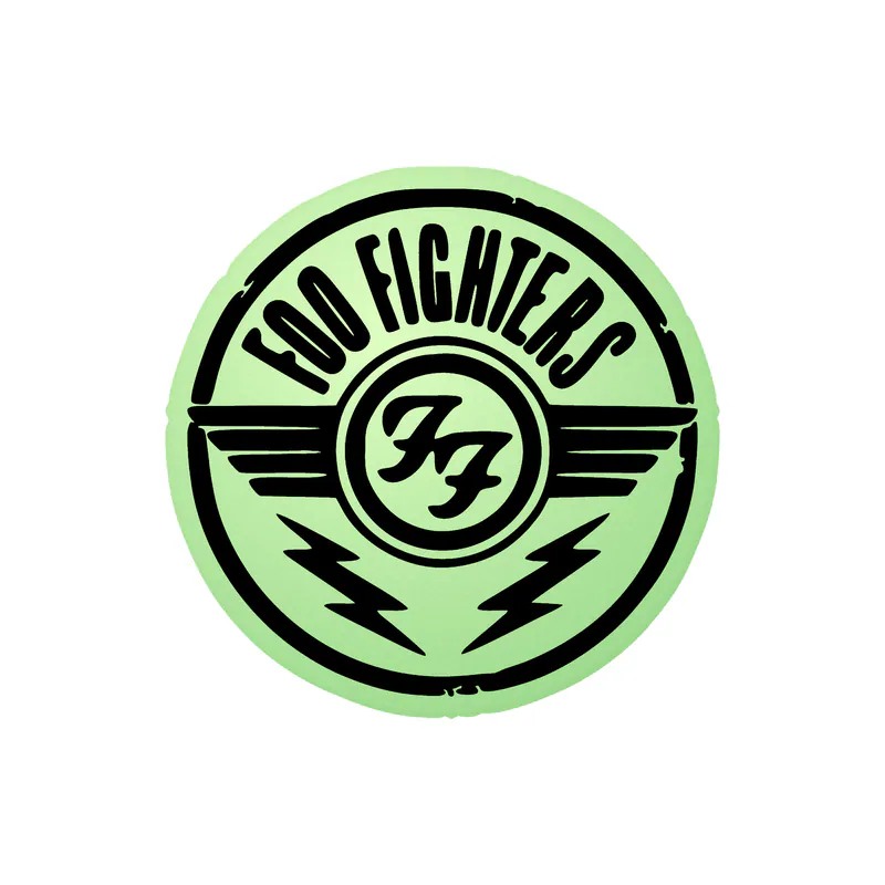 Foo Fighters - Logo - Glow in the Dark Vinyl Sticker - Custom Size