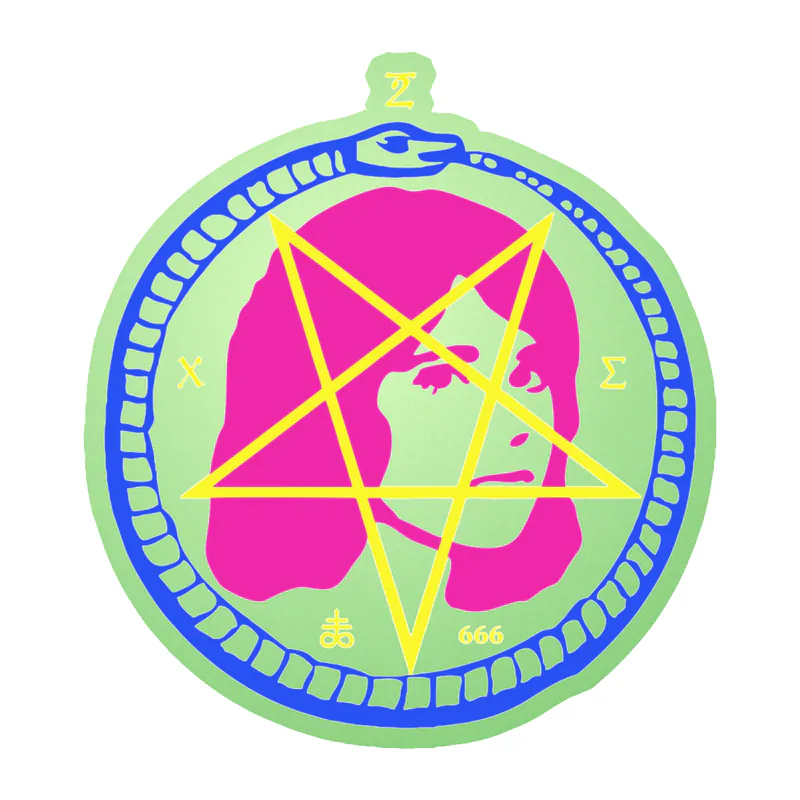 Tv Girl - Satan Girl 3 - Glow in the Dark Vinyl Sticker - Custom Size