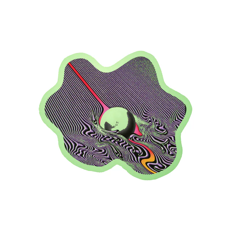Tame Impala - Currents Album Cover - Glow in the Dark Vinyl Sticker - Custom Size