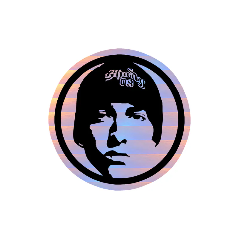 Eminem - Circle - Holographic Vinyl Sticker - Custom Size