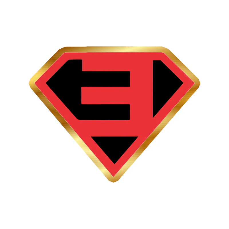 Eminem - Rap Boy Logo - Gold Chrome Vinyl Sticker - Custom Size